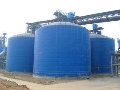 新龙镇水泥钢板库改造